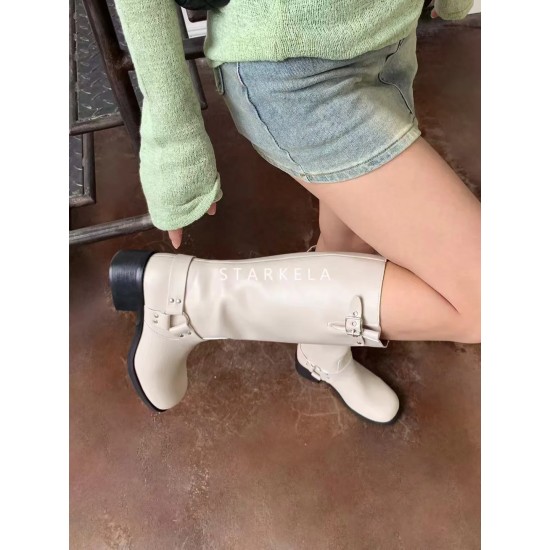 Buckle Calf High Riding Boots SW8-802 Buckle Calf High Riding Boots SW8-802
