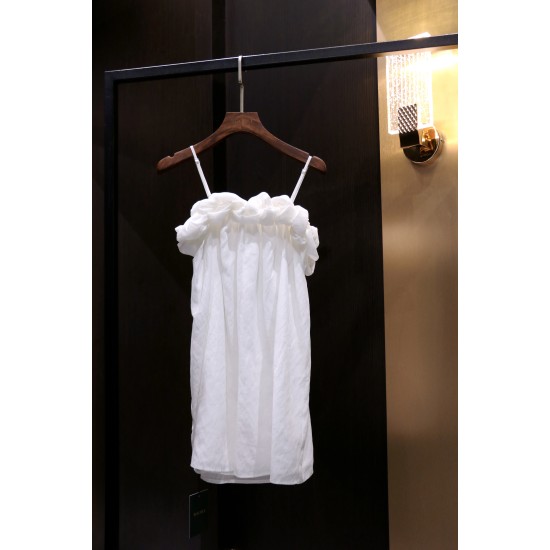 White Ruffle Off-Shoulder Top WT74102 White Ruffle Off-Shoulder Top WT74102