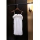 White Ruffle Off-Shoulder Top WT74102 White Ruffle Off-Shoulder Top WT74102