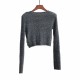 Faux Fur Blazer Top W001-09 Faux Fur Blazer Top W001-09