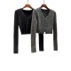 Faux Fur Blazer Top W001-09 Faux Fur Blazer Top W001-09