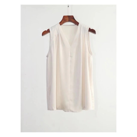 Tie Waist V Neck Top BT65140 Tie Waist V Neck Top BT65140