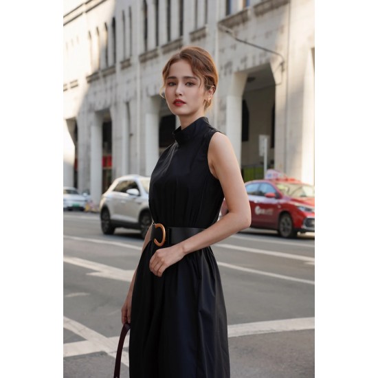Bocoli Classic High Collar Jumpsuit Bocoli Classic High Collar Jumpsuit