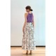 Purple Rope Collar A Line Blouse BT455661 Purple Rope Collar A Line Blouse BT455661
