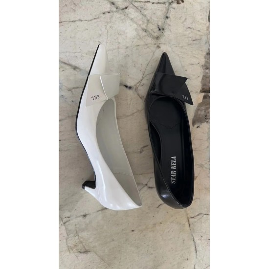 SKL Fold Leather Pumps SKL Fold Leather Pumps