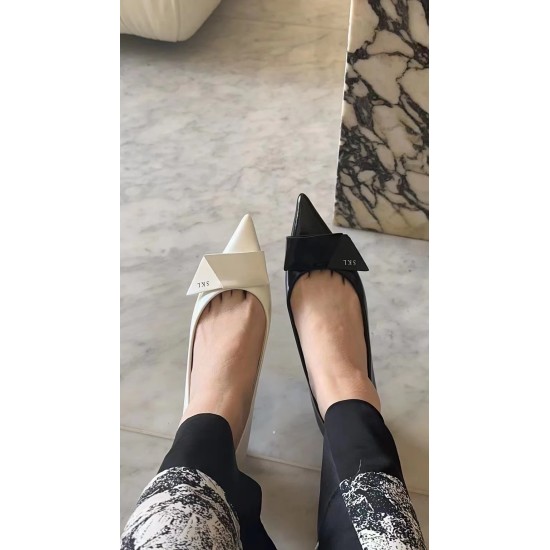 SKL Fold Leather Pumps SKL Fold Leather Pumps