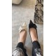 SKL Fold Leather Pumps SKL Fold Leather Pumps