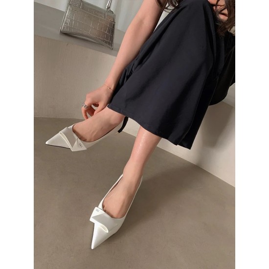SKL Fold Leather Pumps SKL Fold Leather Pumps