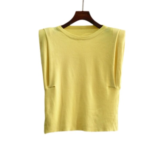 Solid Sleeve Colours Knitted Tee WT6980 Solid Sleeve Colours Knitted Tee WT6980