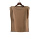 Solid Sleeve Colours Knitted Tee WT6980 Solid Sleeve Colours Knitted Tee WT6980