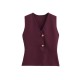 Relaxed Vest Knitted Top BT625532 Relaxed Vest Knitted Top BT625532