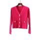 Golden Button Knitted Jacket BT6332 Golden Button Knitted Jacket BT6332