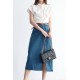 Split Denim Skirt BB072084 Split Denim Skirt BB072084