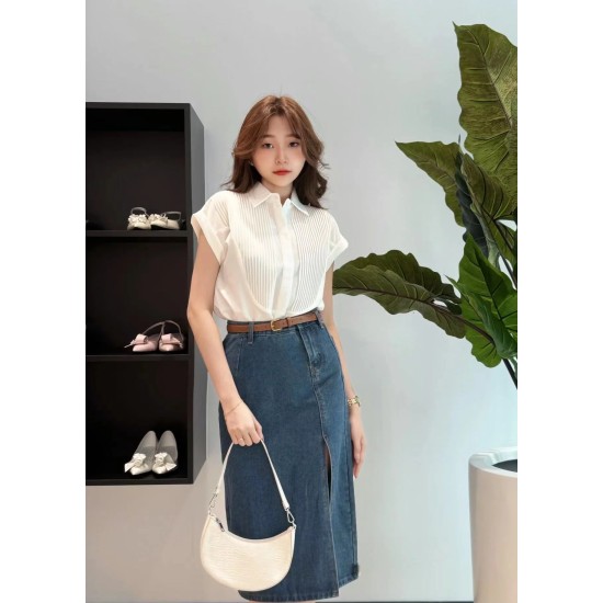 Split Denim Skirt BB072084 Split Denim Skirt BB072084