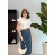 Split Denim Skirt BB072084 Split Denim Skirt BB072084