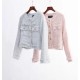 Tweed Button Front Coat WT1024 Tweed Button Front Coat WT1024