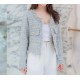 Tweed Button Front Coat WT1024 Tweed Button Front Coat WT1024