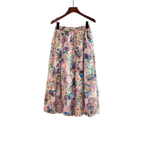 Art Floral Painting Skirt BB421138 Art Floral Painting Skirt BB421138