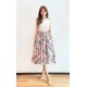 Art Floral Painting Skirt BB421138 Art Floral Painting Skirt BB421138
