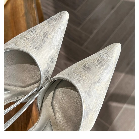 Secret Garden Embroidery Slingback Heels Secret Garden Embroidery Slingback Heels