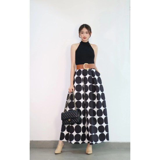 Vintage Polka Dot Maxi Skirt Vintage Polka Dot Maxi Skirt