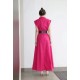 Linen Dress With Tie Belt WD13995 Linen Dress With Tie Belt WD13995