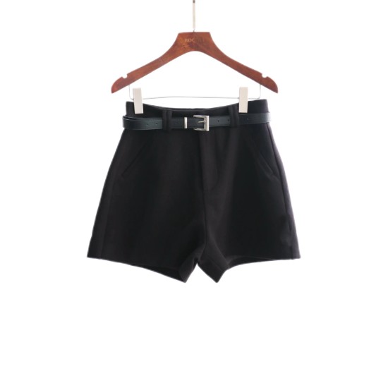 Winter Wool Belted Short Pants WP303455 Winter Wool Belted Short Pants WP303455