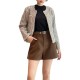 Winter Wool Belted Short Pants WP303455 Winter Wool Belted Short Pants WP303455