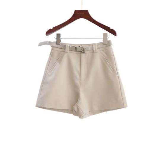 Winter Wool Belted Short Pants WP303455 Winter Wool Belted Short Pants WP303455