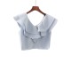 Elegant V Ruffles Top WT1858 Elegant V Ruffles Top WT1858