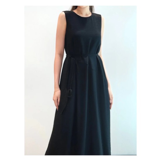Leaf & Roses Tie Waist Dress W660133 Leaf & Roses Tie Waist Dress W660133