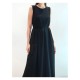 Leaf & Roses Tie Waist Dress W660133 Leaf & Roses Tie Waist Dress W660133