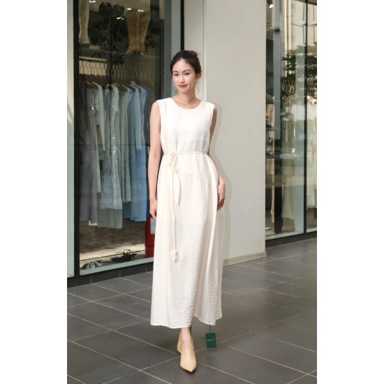 Leaf & Roses Tie Waist Dress W660133 Leaf & Roses Tie Waist Dress W660133