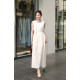 Leaf & Roses Tie Waist Dress W660133 Leaf & Roses Tie Waist Dress W660133