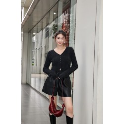 Faux Fur Blazer Top W001-09